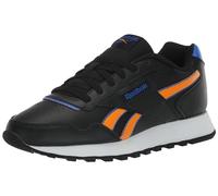 Reebok Unisex Glide Sneaker, Black/Orange/Cobalt, 13.5 Women/11.5 Men
