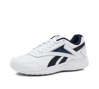 Reebok Men's Walk Ultra 7 DMX MAX 4E Shoe, White Collegiate Navy Collegiate Royal, 7.5 X-Wide