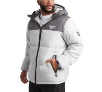 Reebok Men's Winter Jacket - Heavyweight Quilted Puffer Parka Coat - Weather Resistant Ski Jacket for Men (8-20), Charcoal/Grey, X-Large