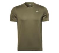 Reebok Mens Workout Ready Short Sleeve Tech T-Shirt, Army Green, M EU