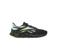 Reebok Men's Zig Dynamica 6 Trainers, Core Black Glitch Aqua Golden Haze, 7.5 UK