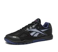 Reebok Nano 2.0 Sneakers, Cross Training Walking Shoes Women, Black/Purple Rave/Twilight Purple, 4.5 UK