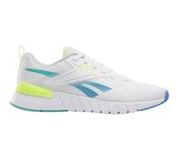 Reebok Men's Nano Gym Sneaker, White/UNLEASHEDGRN/KINETICBLUE, 9.5 UK
