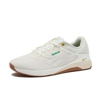 Reebok Nano X5 Mens Shoes, Cross Training and Light Running Sneakers for Men, Chalk/Alabaster/Upgrade Green, 12 Women/10.5 Men