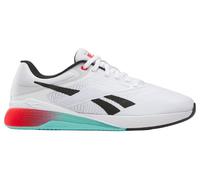 Reebok Unisex Nano X5 Sneaker, FTWR White/Black/Energy RED, 3.5 UK