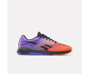 Reebok - Nano X5 Training Shoes, White/Flash Orange/Royal Purple, Size: 42