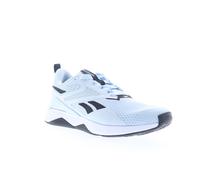 Reebok Nanoflex TR 2 Womens Blue Mesh Lace Up Athletic Cross Training Shoes