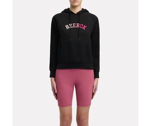 Reebok - Ombre Logo Fleece Women's Hoodie, Black, Size: L