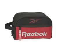 Reebok - Portland Adaptable Dual-Compartment Toiletry Bag, Black, 26 x 16 x 12 cm, Polyester