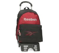 Reebok Portland School Backpack with Trolley, Black, 31 x 44 x 17.5 cm, 23.87 L, Polyester by Joumma Bags