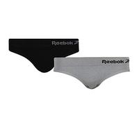 Reebok RAINA Seamless Brief - Black/Grey Marl, X-Small