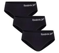 Reebok Womens Raina Three Pack Seamless Performance Briefs Black/Black/Black M
