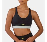 Reebok - RBK Lab Medium Impact Sports Bra, Black/Grey 1, Size: L