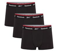 Reebok Mens Redgrave Performance Three Pack Shorts Trunks Black XL