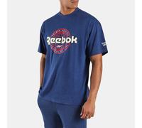 Reebok - Reebok World Men's T-Shirt, Man, Navy Marl, Size: 2XS