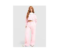 Reebok Retro Crop Full Zip Hoodie - Pink - Womens XS