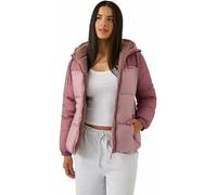 Reebok Women's Reversible Puffer Sherpa in Dusty Pink | Size: Medium Reebok Dusty Pink M