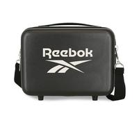 Reebok - Roxbury Adaptable Toiletry Bag with Shoulder Strap, Black, 29 x 21 x 15 cm, Hard ABS Shell, 9.14 L, 0.2 kg