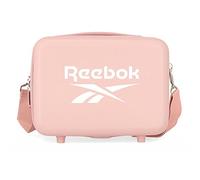 Reebok - Roxbury Adaptable Toiletry Bag with Shoulder Strap, Pink, 29 x 21 x 15 cm, Hard ABS Shell, 9.14 L, 0.2 kg