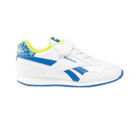 Reebok Boys Royal Classic Jog 30 Velcro Trainers - White/Blue, White, Size 10 Younger White