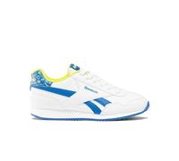 Reebok Boys Royal Cl Jog 3.0 Sneaker, White Vectorblue Acidyellow, 11 UK Child