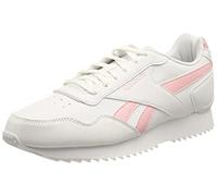Reebok Men's Royal Glide Ripple Clip Sneakers, White Pink Glow White, 6 UK