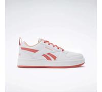 Reebok Girl's Royal Prime 2.0 Sneaker, FTWRWHITE/SUNSETCORAL/SUNKISSEDORANGE, 12