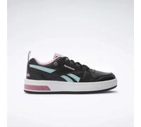 Reebok - Royal Prime Step N' Flash Girl's Sneakers, Black/Astro Rose/Ai Aqua, Size: 32