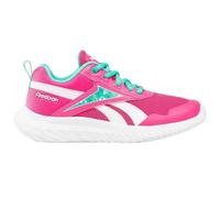 Reebok Girls Rush Runner 5.0 Running Shoes, Boldpink Unleashedgreen White, 1.5 UK Child