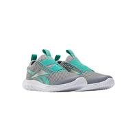 Reebok Rush Runner Slip-ON GREY3/UNLEASHEDGREEN/WHITE Female Running Shoes