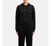 Reebok - Satin Logo Fleece Hoodie, Black, Size: XL