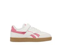 Reebok Smash Edge Elastic & TOP Strap Sneaker, Chalk/PASSIONPINK/SGUM1, 10 UK Child