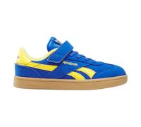 Reebok Smash Edge Elastic & TOP Strap Sneaker, OPTIMUMBLUE/GOLDENHAZE/RGUM1, 10 UK Child