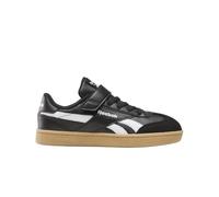 Reebok Smash Edge Girls' Upper Strap Stretch Sneaker, Yellow/White White, 9.5 Infant