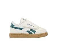 Reebok Unisex Kid's Smash Edge Hook & Loop Sneaker, Chalk/RETROTEAL/SGUM1, 25.5