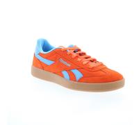 Reebok Smash Edge Mens Orange Suede Lace Up Lifestyle Trainers Shoes