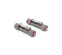 Reebok Softgrip Dumbbells - 1kg in Red Reebok Red