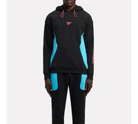 Reebok - Sport Street Color Blocked Fleece Hoodie !, Black, Size: M