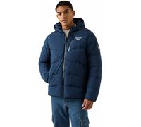 Reebok Mens Puffer Jacket Stretch Puffer Vector Navy