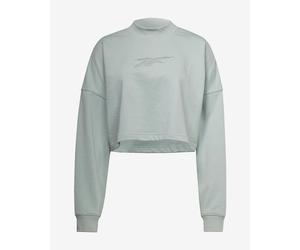 Reebok Studio Vector Knit Sweatshirt Light Blue Women - XL