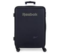 Reebok Summerville Medium Suitcase, Blue, 48 x 68 x 26 cm, Hard ABS, Side Combination Lock, 56 L, 3 kg, 4 Double Wheels