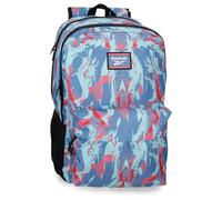 Reebok Tacoma Adaptable Double Compartment School Backpack 15.6" Inches Blue 32x44x17 cm Polyester 24L by Joumma Bags