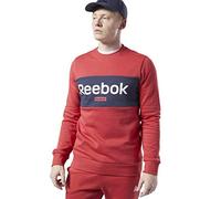 Reebok Te Big Logo Crew Men's Sweatshirt, mens, Sweatshirt, EJ9864, rebred, M