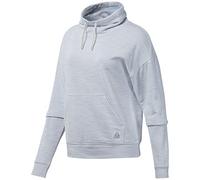 Reebok Te Marble Cowl Neck - Women's Sweatshirt, womens, Sweatshirt, DU4911, white, XS
