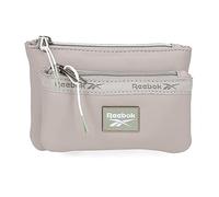 Reebok - Tina Dual-Compartment Pouch, Grey, 17 x 9 x 2 cm, Faux Leather