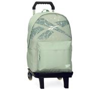 Reebok Trace Trolley Backpack for 15.6-inch Laptop, Green, 31 x 44 x 15 cm, Polyester, 21.26 L, by Joumma Bags