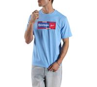 Reebok Tri-color Badge Short Sleeve T-shirt Blue XL Men