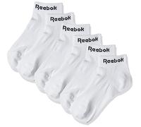 Reebok Unisex Active Core 3 Pairs Ankle Socks, White, L UK