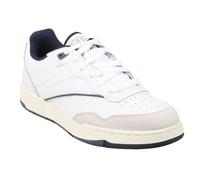 (5 UK, White/Navy) Reebok Unisex Adult Classics BB 4000 II Leather Trainers