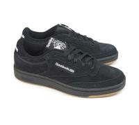 Reebok Unisex Adult Club C 85 CBLACK/FTWWHT/RBKLE3 7.5
